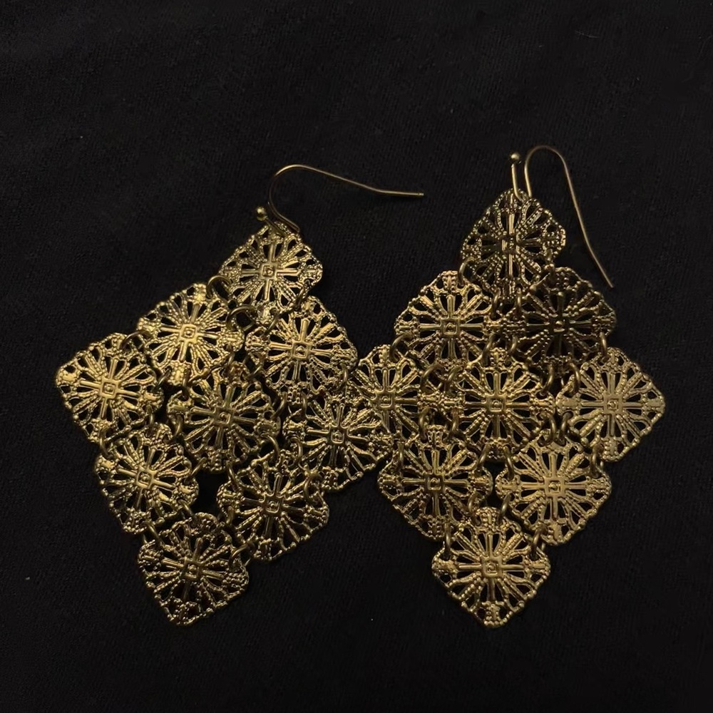 Silver earrings